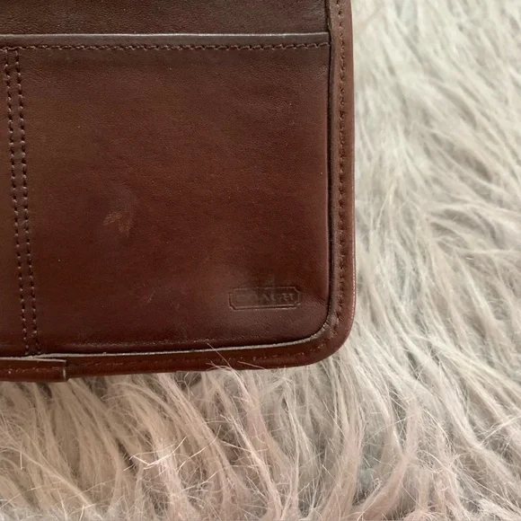 Vintage Coach Brown Swing Wallet - 4843 90s leather - Picture 5 of 7